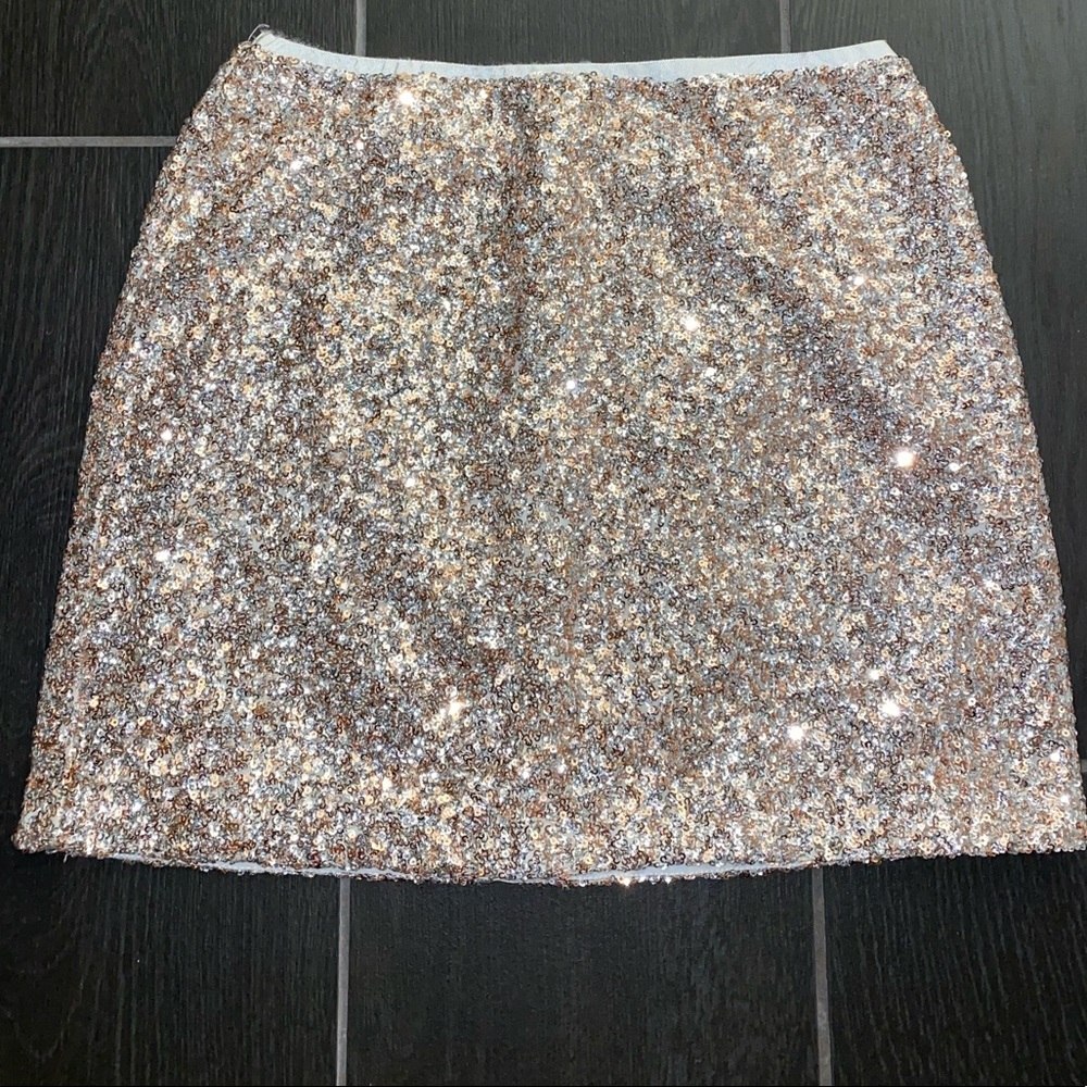 Topshop sequin skirt